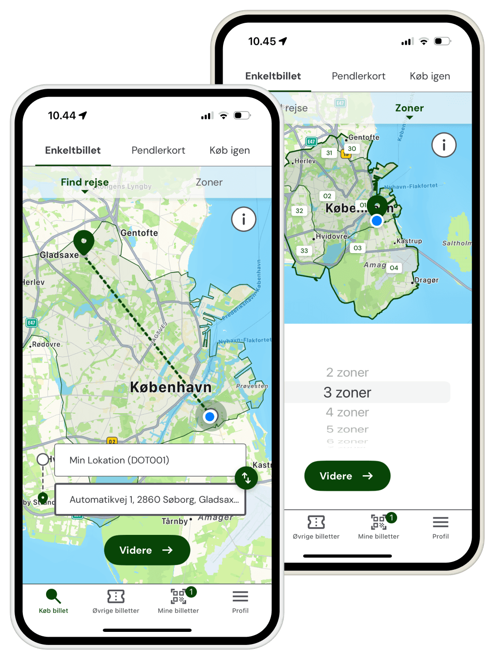 Billetter og Pendlerkort til hele Danmark i én app hero image